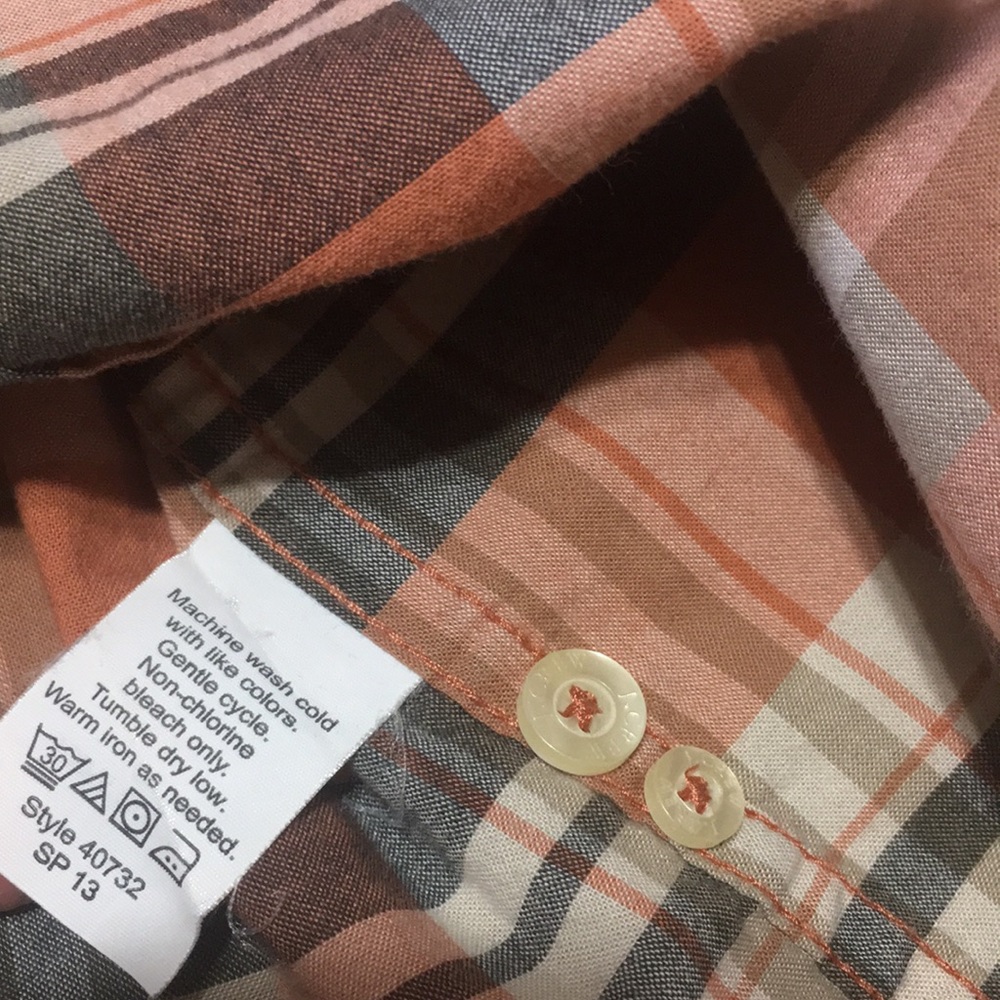 J. Crew Summer Plaid Shirt button down - Picture 6 of 7